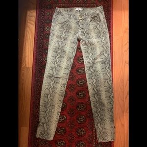 Snake Print Pants